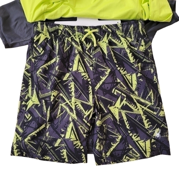 🛑 2 / $40 Sale! SPYDER 3 Piece Surf Sand Sun Swim Set Size (10/12)M NWT - Picture 5 of 8